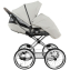 Детская коляска Roan Bass Next Classic 2.0 d14 3 в 1 с автокреслом Tutis Elo Lux EduSky Black BSNC/94/2 Marzipan/Black/руч.Cappuccino