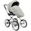 Детская коляска Roan Bass Next Classic 2.0 d14 3 в 1 с автокреслом Tutis Elo Lux EduSky Black BSNC/94/2 Marzipan/Black/руч.Cappuccino