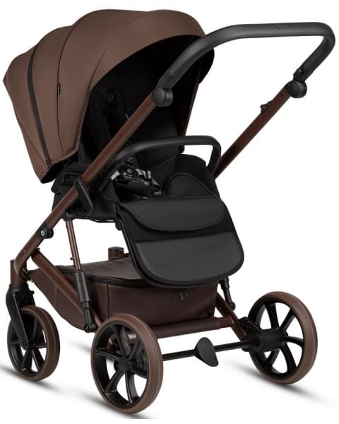 Детская коляска Tutis Viva 6 Plus Essential 3 в 1 с автокреслом Elo Lux EduSky Black 1612067 Espresso