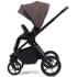 Детская коляска Peppy Monaco 3 в 1 с автокреслом First Brownie коричневый, рама черная