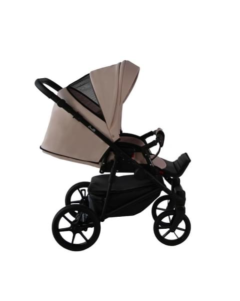 Детская коляска Sevillababy Tisso 2 в 1 пудровый экокожа