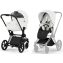 Коляска Cybex Priam V Matt Black Style Collection 2 в 1 Off White
