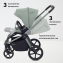 Детская коляска Rant Flex Therm Soft 4 в 1 с автокреслом Miro и базой Forest Green