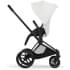 Коляска Cybex Priam V Matt Black Style Collection 2 в 1 Off White