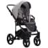 Детская коляска Bebetto Magnum Light SE Pro 2 в 1 06 св.серая кожа черная рама