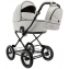 Детская коляска Roan Bass Next Classic 2.0 d12 3 в 1 с автокреслом Tutis Elo Lux EduSky Black BNC/84/2 Marzipan/Black/руч.Cappuccino