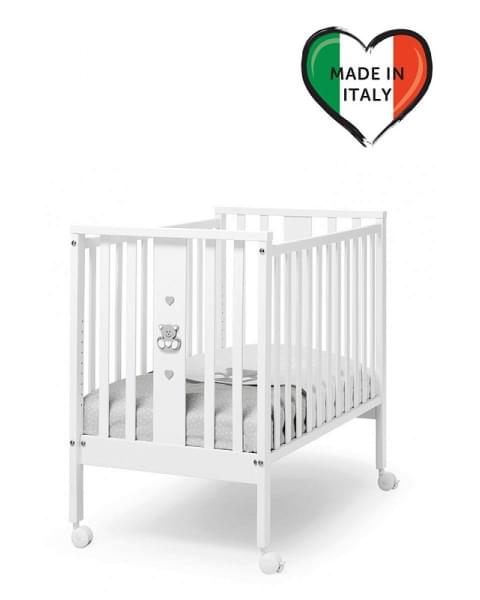 Детская кровать Erbesi Charly белый/серый