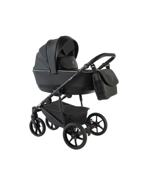Детская коляска Sevillababy Tisso 2 в 1 черный экокожа