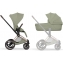 Коляска Cybex Priam V Rosegold Style Collection 2 в 1 Sage Green