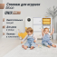 Стеллаж для игрушек UNIX Kids Moon 8 (3 полки + 5 ящиков) желтый/белый