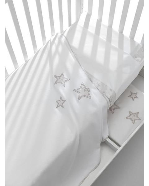 Детская кровать Erbesi Moon LED белый