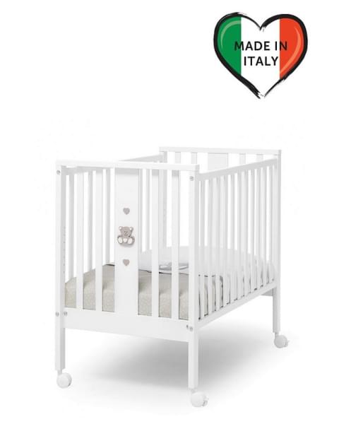 Детская кровать Erbesi Charly белый/серый