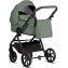 Детская коляска 3 в 1 Tutis Leo 3+ с автокреслом Beno Black (039) Sage