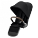 Прогулочный блок Gazelle S Seat Unit с дождевиком, Moon Black (Черный)