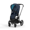 Коляска прогулочная Cybex Priam IV шасси Matt Black, Nautical Blue (Темно-синий)
