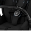 Коляска прогулочная Cybex Priam IV шасси Chrome Brown, Deep Black (Черный)