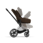 Коляска 3 в 1 Cybex Priam IV шасси Chrome Brown, Khaki Green (Хаки)