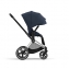 Коляска 3 в 1 Cybex Priam IV шасси Chrome Black, Nautical Blue (Темно-синий)