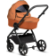 Детская коляска 3 в 1 Tutis Leo 3+ с автокреслом Beno Black (280) Orange