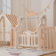 Манеж UNIX Kids DeLuxe House&Storage Camel, 150 x 180 см с игровыми аксессуарами