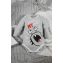 Боди AmaroBaby Monsters длинный рукав серый 56