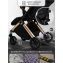 Прогулочная коляска Amarobaby Handy, черный/золотой