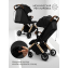 Прогулочная коляска Amarobaby Handy, черный/золотой