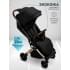 Прогулочная коляска Amarobaby Handy, черный/золотой