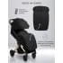 Прогулочная коляска Amarobaby Handy, черный/золотой