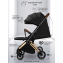 Прогулочная коляска Amarobaby Handy, черный/золотой