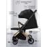 Прогулочная коляска Amarobaby Handy, черный/золотой