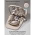 Стульчик для кормления 3 в 1 Amarobaby Winnie, молочный