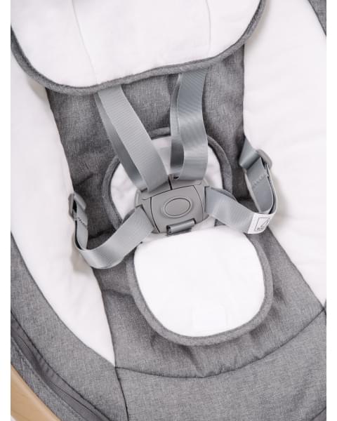 Электронные качели детские AMAROBABY ERGO SWING, серый