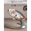 Электронные качели детские AMAROBABY ERGO SWING, серый