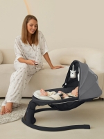 Электронные качели детские Amarobaby Funny swing, черный