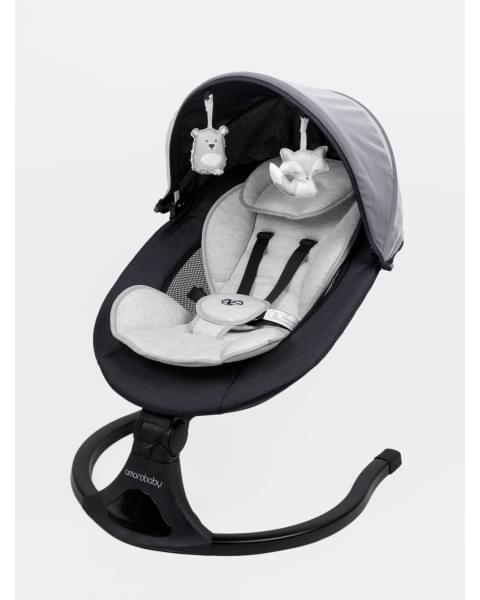 Электронные качели детские Amarobaby Funny swing, черный