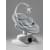 Качели электронные детские Amarobaby Smart swing, серый