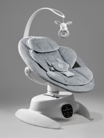 Качели электронные детские Amarobaby Smart swing, серый