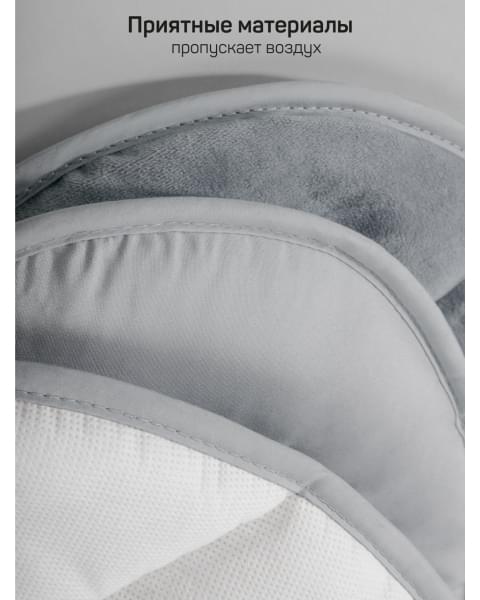 Качели электронные детские Amarobaby Smart swing, серый