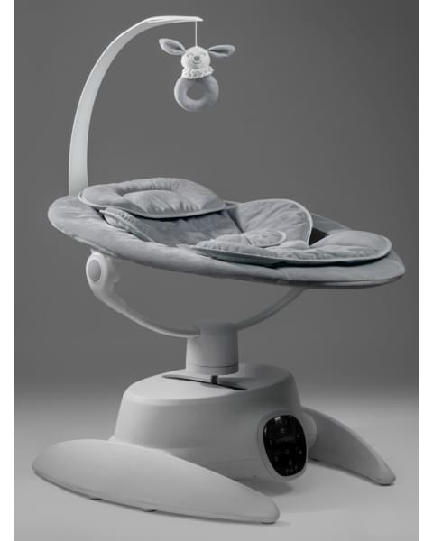 Качели электронные детские Amarobaby Smart swing, серый