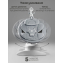 Качели электронные детские Amarobaby Smart swing, серый