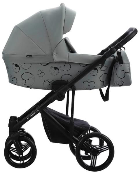 Детская коляска Bebetto Magnum Light SE 2 в 1 09 шалфей, черная рама