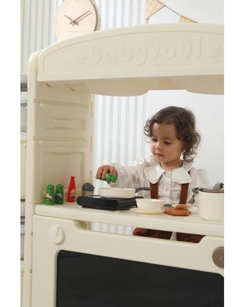 Кухня детская UNIX Kids Cook & Store 2 ящика Grey