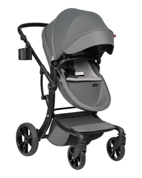 Детская коляска трансформер Farfello Aimile Spring Dark Grey ASR-2