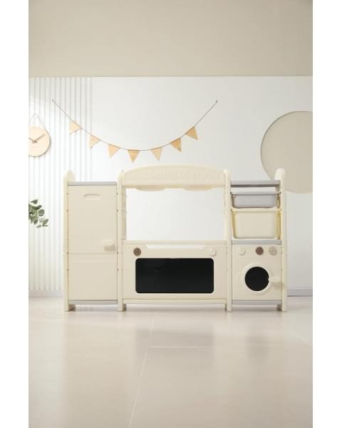 Кухня детская UNIX Kids Cook & Store 2 ящика Grey