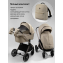 Детская коляска AmaroBaby Genius 3 в 1 с автокреслом Rant Miro бежевый