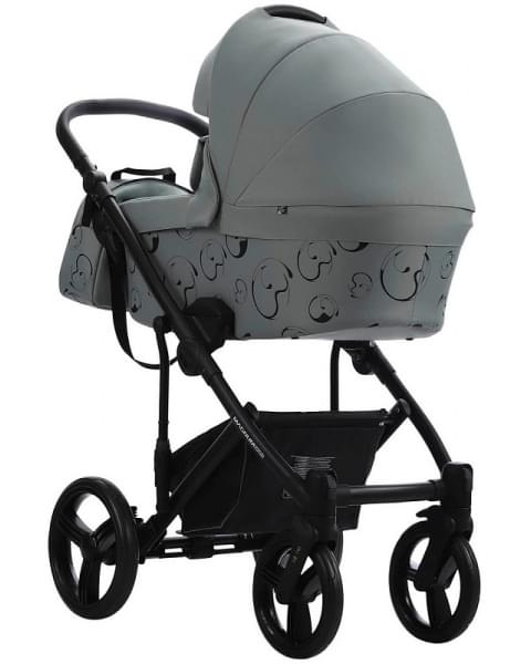 Детская коляска Bebetto Magnum Light SE 2 в 1 09 шалфей, черная рама