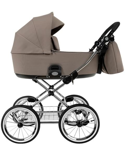 Детская коляска Roan Bass Next Classic 2.0 d14 3 в 1 с автокреслом Tutis Elo Lux EduSky Black BSNC/90/2 Hazel/Black/руч.Black