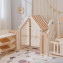 Манеж UNIX Kids DeLuxe House&Storage Camel, 150 x 180 см с игровыми аксессуарами