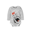 Боди AmaroBaby Monsters длинный рукав серый 56